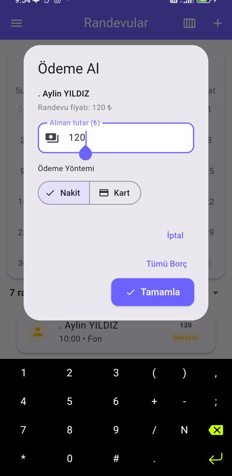 Ödeme Al penceresi